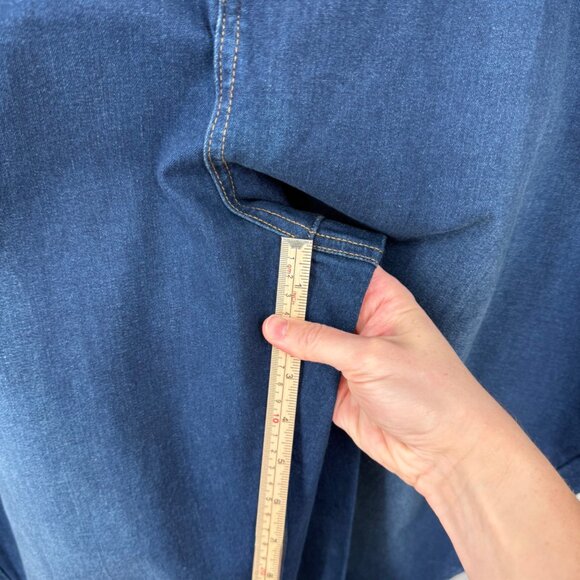 NYDJ Marilyn Straight Leg Jeans Size 28W Cooper Dark Wash Denim Lift Tuck NEW - Picture 13 of 14